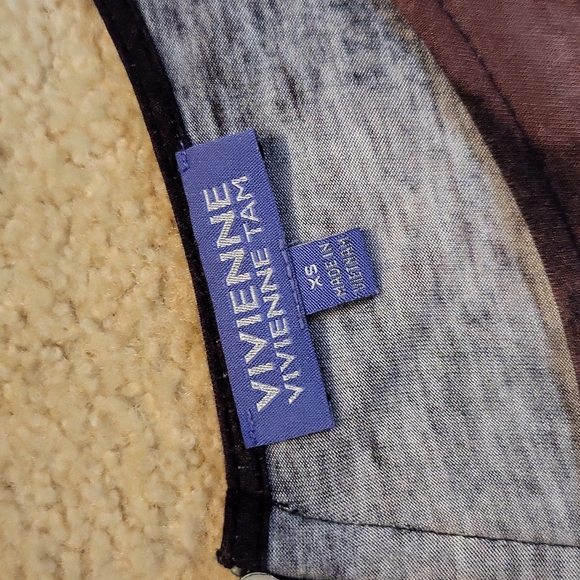 Vivienne Tam blouse Red patterned xs - Picture 2 of 8